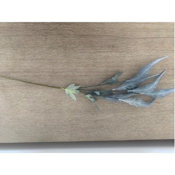 thumb_70cm - 6 Head Grass/Reed Flower Stem - Periwinkle Blue