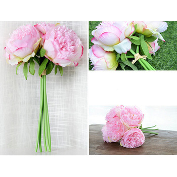 thumb_5 Head Peony Bouquet - Pink