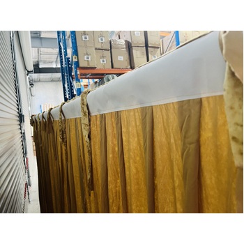 thumb_3x3m - Gold Crushed Velvet Wedding Backdrop Curtain 