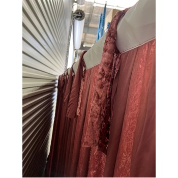thumb_3x3m - Pink Crushed Velvet Wedding Backdrop Curtain