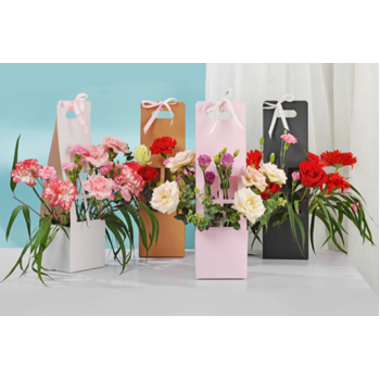 thumb_42cm Grey Flower Bag/Posy Box - Open Sides