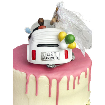 thumb_Cake Topper - Just Married Car