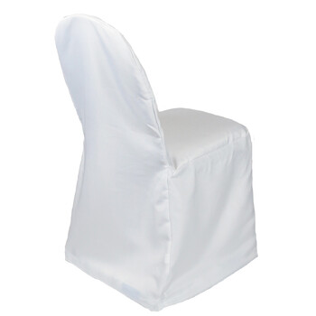 thumb_Polyester Banquet Chair Cover - White