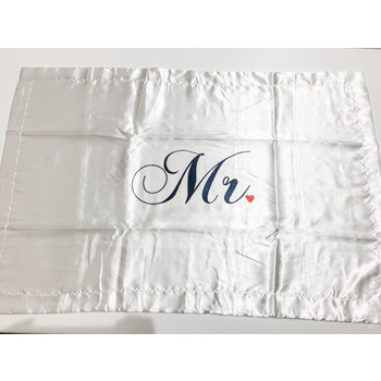 thumb_Mr & Mrs Satin Pillow Case - White