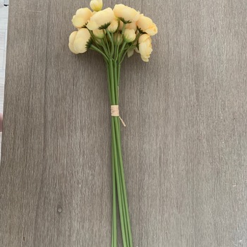 thumb_40cm Yellow Mini Ranunculus Bouquet - 24 Head