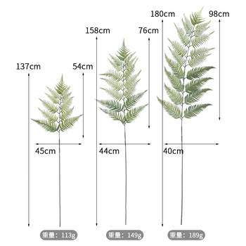 thumb_1.6m Giant Fern Branch - (Aus Post not available on this item)