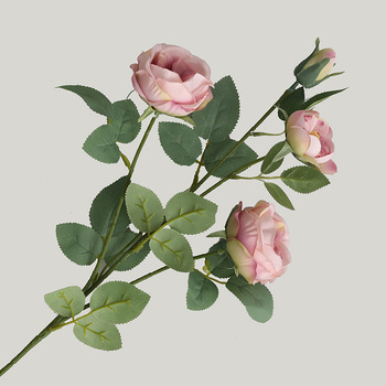 thumb_88cm - 4 Head Rose  Stem - Mauve