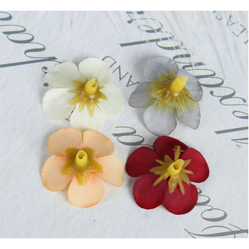 thumb_2cm Dainty Flowers - Burgundy