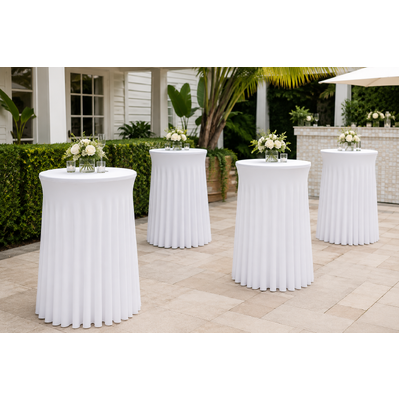 thumb_60cm White Semi Fitted Cocktail Table & Dry Bar Cover