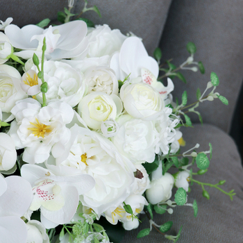 thumb_Bridal Teardrop Bouquet - White Orchids