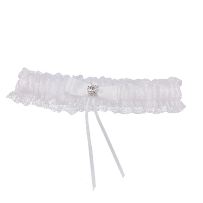 thumb_White Lace Bridal Wedding Garter 