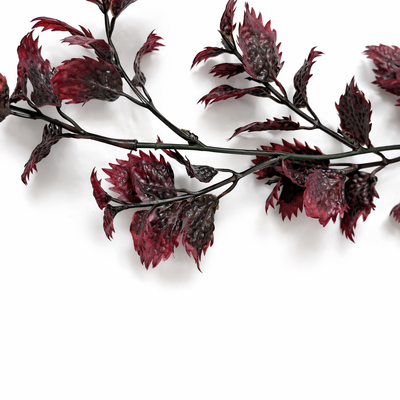 thumb_Burgundy Trailing Variegated Foliage Spray 75cm Artificial
