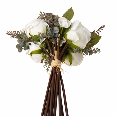 thumb_White Rose Bridal Bouquet – Artificial Flowers – 33cm