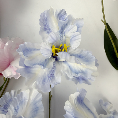 thumb_Light Blue Ruffled Iris Spray – 80cm Artificial Flower Stem