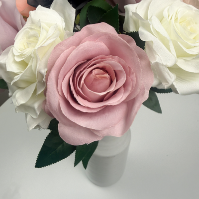 thumb_Dusty Mauve Open Rose Stem 50cm Artificial – Single Stem