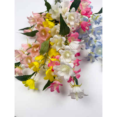 thumb_Bellflower Spray 82cm Multi Head – White Artificial