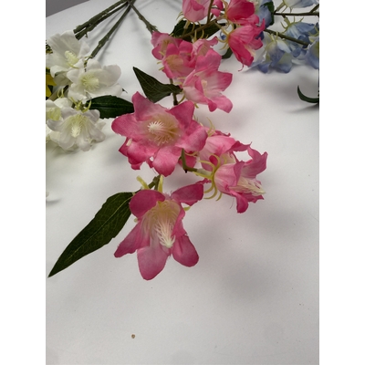 thumb_Bellflower Spray 82cm Multi Head – Bright Pink Artificial
