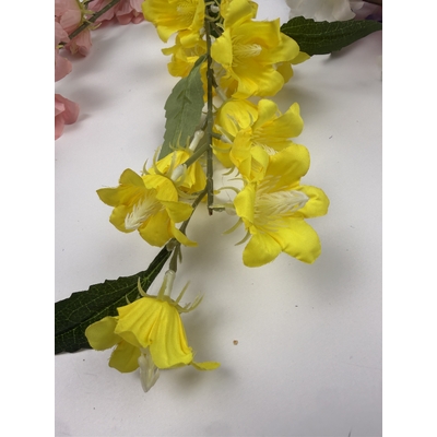 thumb_Bellflower Spray 82cm Multi Head – Yellow Artificial