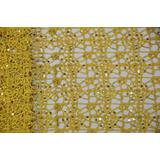 thumb_Gold Sequin Studded Table Square Overlay 228cm 