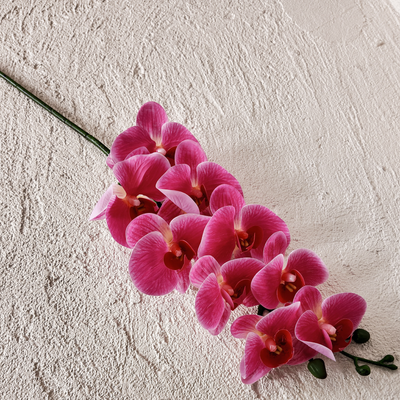 thumb_Deep Pink Soft Touch Phalaenopsis Orchid Stem – 100cm Artificial Flower