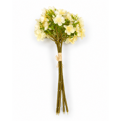 thumb_39cm Artificial Jasmin Blossom Filler Bouquet  – Soft Yellow