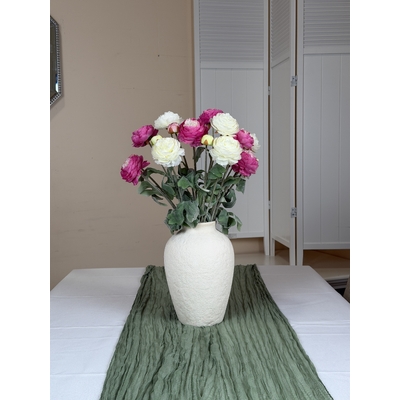 thumb_52cm Artificial 3 Head Ranunculus Flower Spray – Fuchsia Pink