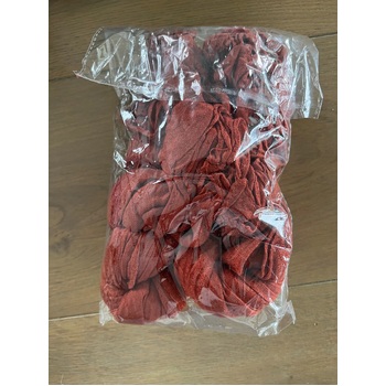 thumb_10pcs Cheesecloth Linen Napkin - Rust
