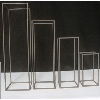 thumb_5pk - 100cm Tall - Silver Metal Flower/Centerpiece Stands