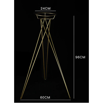 thumb_96cm - Gold Tripod Style Flower/Centerpiece Stands