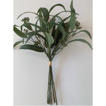 thumb_40cm Native Willow Eucalyptus Spray with buds - Green