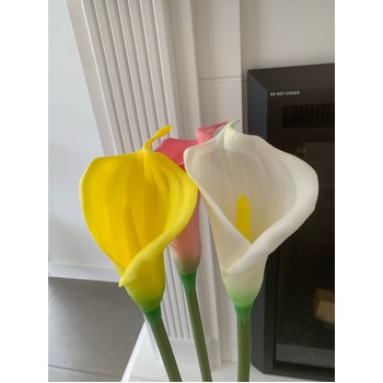 thumb_70cm Real Touch Calla Lily - White