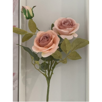thumb_70cm - Soft Pink/Mauve 3 Head Rose Stem
