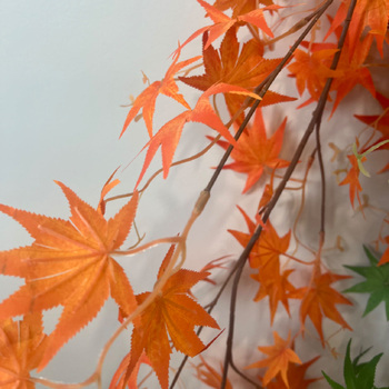 thumb_2pc Set - 1.8m Japanese Maple Garland - Autumn Orange