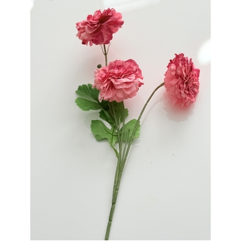 thumb_70cm Pink Artificial Ranunculus Flower Stem – 3 Head