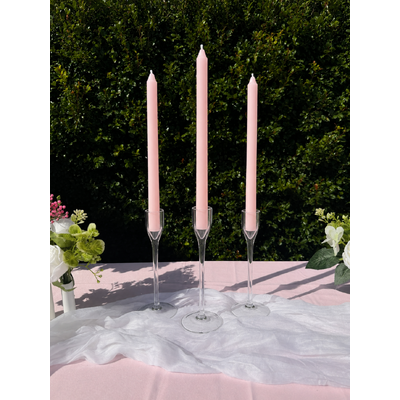 thumb_4pcs - 25cm Pink Wax (Taper) Dinner Candle Romantic Candlestick