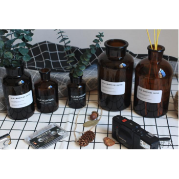 thumb_250ml Wide Neck Apothecary Jar/Bottle - Clear Glass