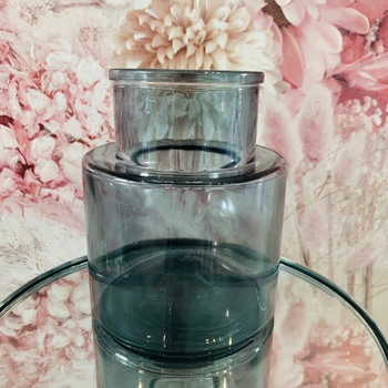 thumb_12cm Bud/Posey Glass Vase/Jar - Grey