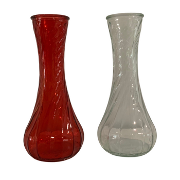 thumb_Red Glass Bud Vase - 16cm