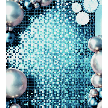 thumb_Blue Mirror Sequin Shimmer Panel Backdrop Wall/Curtain  Mirror Finish