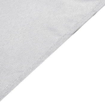 thumb_152x320cm Polyester Tablecloth - Silver (grey) Trestle