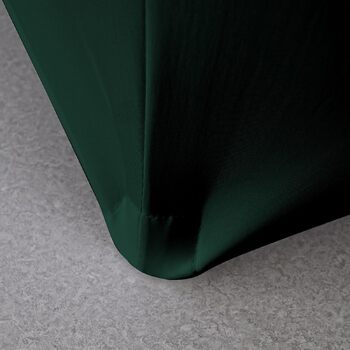 thumb_6Ft (1.8m) Hunter Green Fitted Lycra Tablecloth Cover