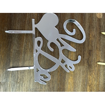 thumb_Silver - WE DO Acrylic Cake Topper