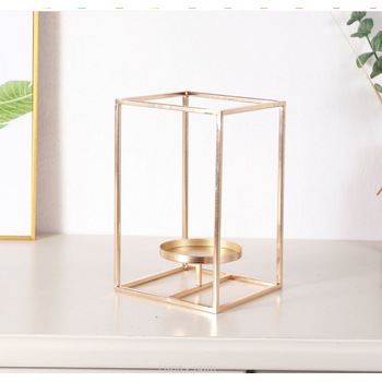 thumb_Square Gold Votive Candle Holder