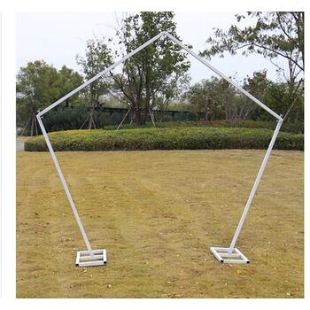 thumb_2.4m Pentagon Wedding Arch - White