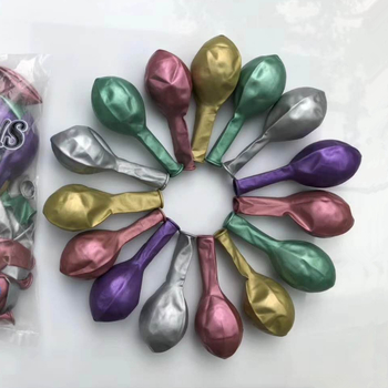 thumb_10pcs - 30cm (12")  Metallic Latex Balloons Purple