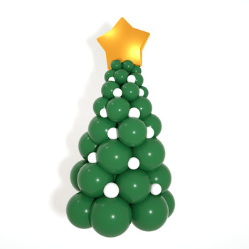 thumb_Christmas Tree Balloon Kit  - 53pcs