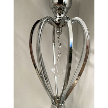thumb_Silver Crystal Heat Candelabra Centerpiece - 40/46/53cm Available