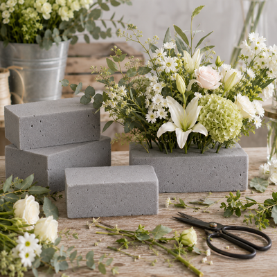 thumb_Florist Foam Brick Grey  23x11x8cm - Dry For Artificial Flowers