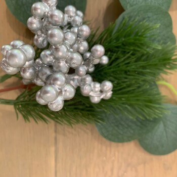 thumb_30cm Silver Christmas Berry W/ Native Eucalyptus and Cyprus