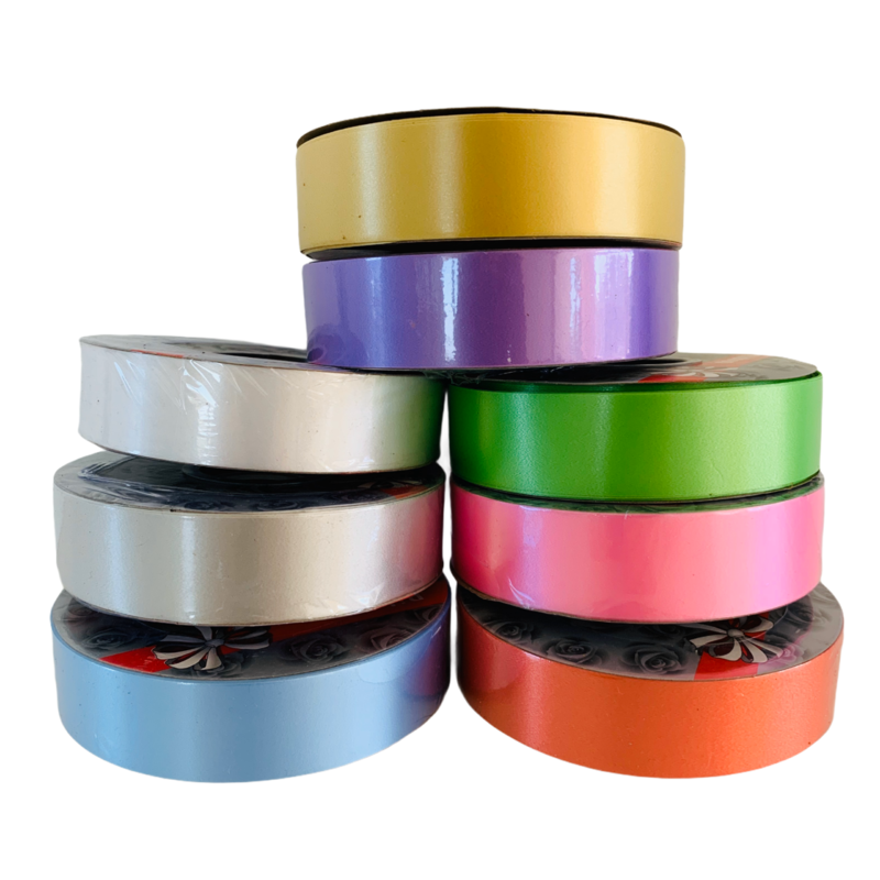 28mm Florist Tear Ribbon 90m White